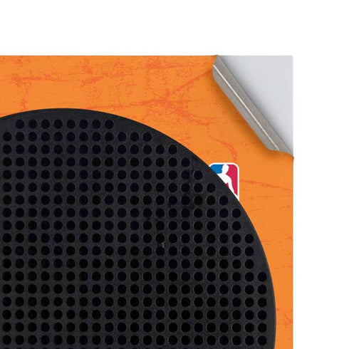 NBA New York Knicks Orange Primary Logo Xbox Series S Console Skin